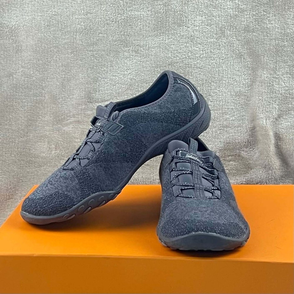 Skechers Microburst 2.0 Be Nice Gray Slip On Sneakers 23855 Womens 7.5